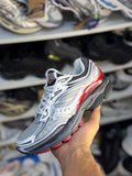 Saucony red grey