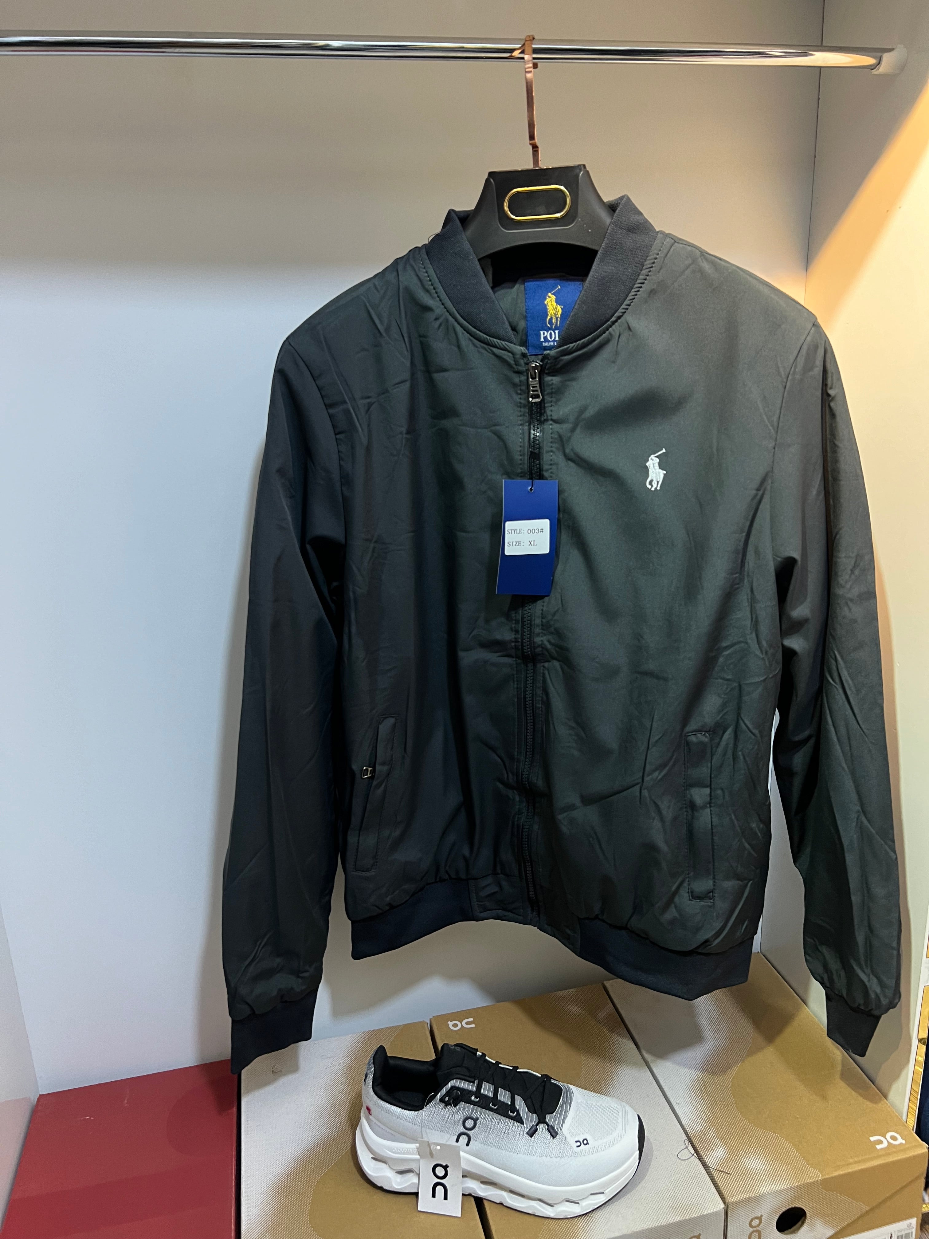 VESTE RALPH GREY DEMI SAISON