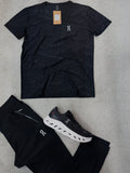 ENSEMBLE ON TEESHIRT (au choix)+ PANT noir
