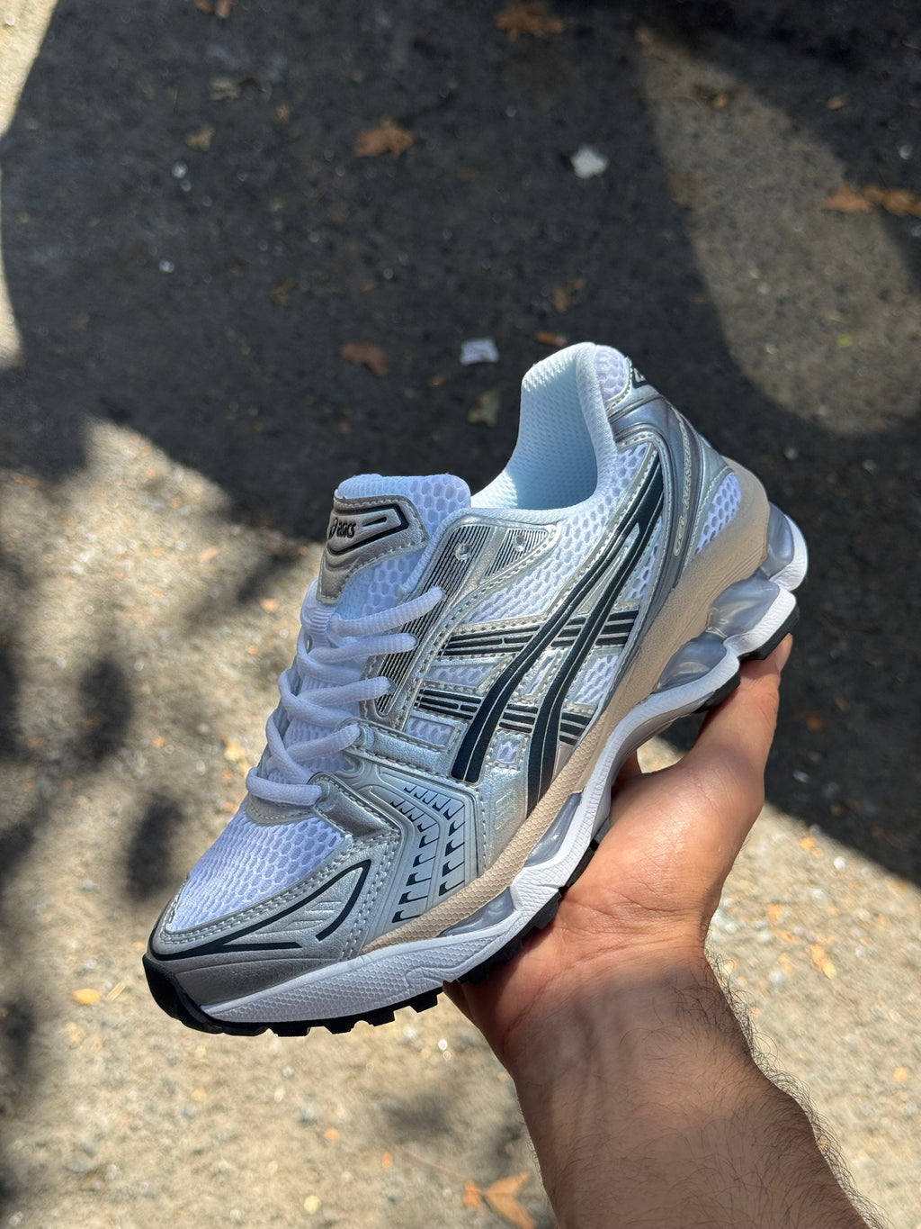 ASICS KAYANO 14 grey beige cadet