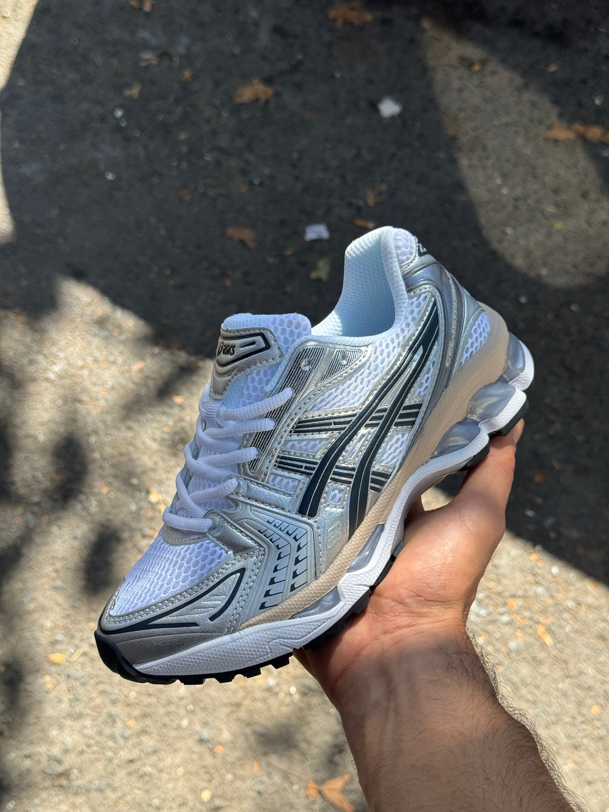 ASICS KAYANO 14 grey beige cadet