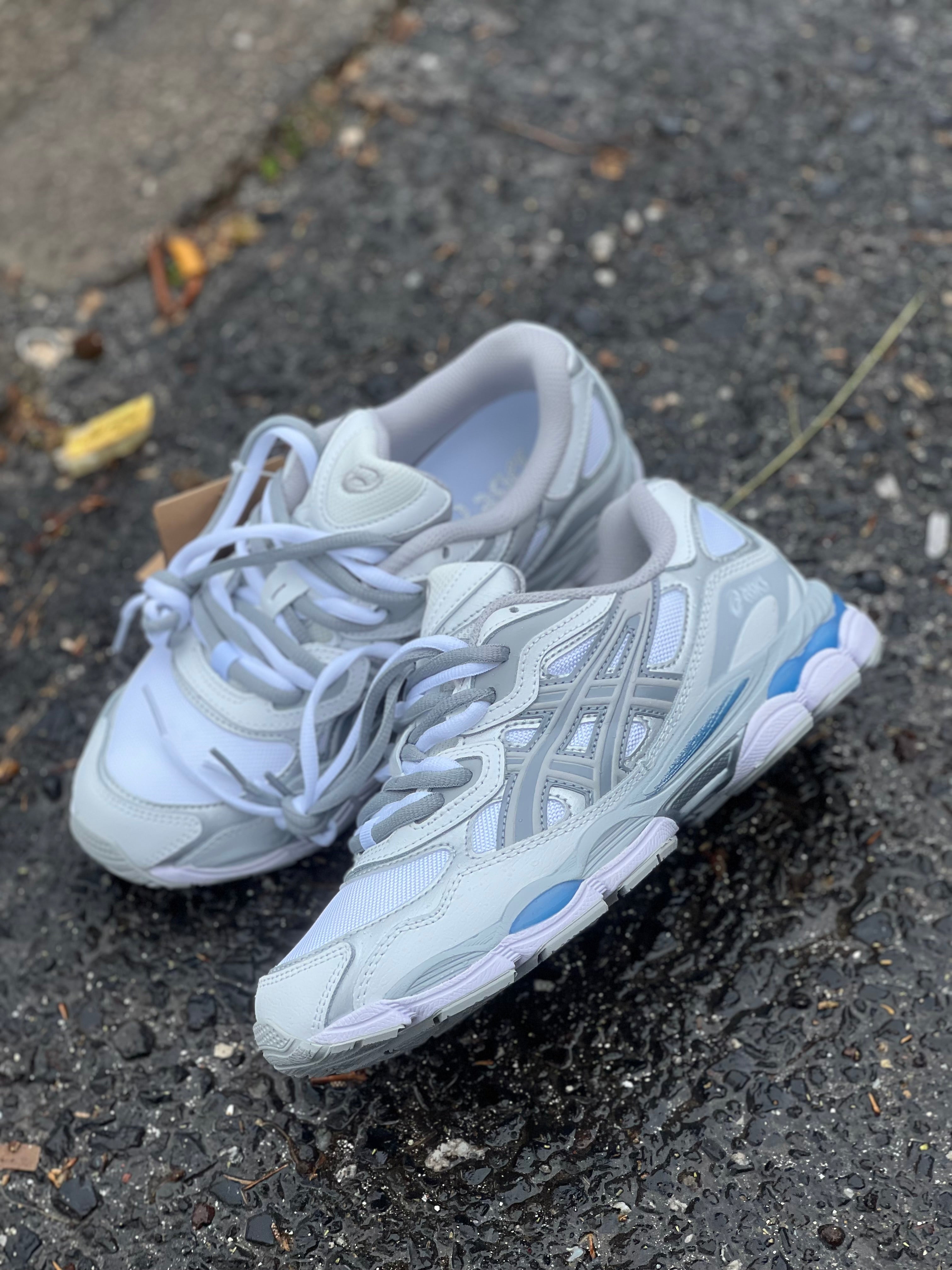 ASICS NYC WHITE GREY BLUE