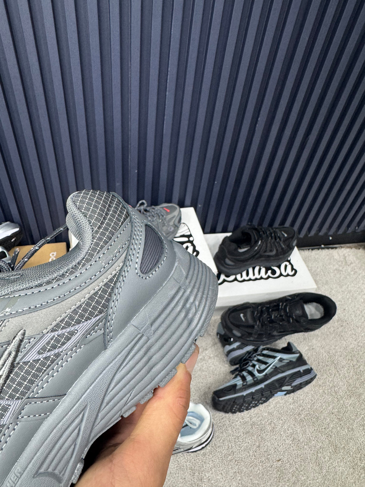 NIKE  p6000 GREY ORANGE