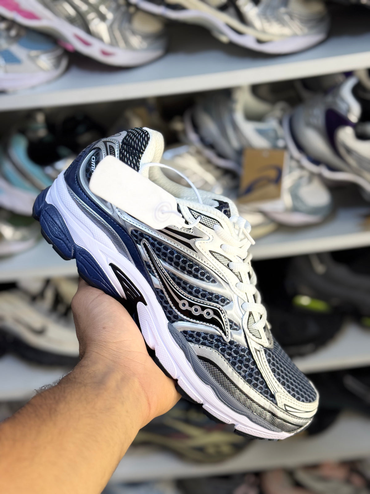 SAUCONY GREY BLUE
